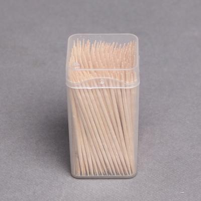 China Disposable Plastic Dispenser Customized Color Round Toothpick Container for sale