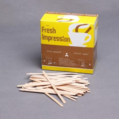 China Wooden Coffee Stir Stick Coffee Stirrer Sugar Stocked Mixing Stick 165mm for sale