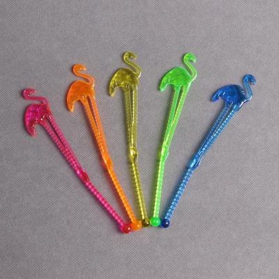 China Disposable Plastic Kids Coffee Drink Stirrer for sale