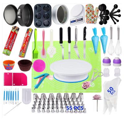 China Viable 223 PCs Cake Set Cake Making Baking Supplies Kit Baking Pastry Spout Cake Tool Kits Decorating Decorating Bakeware for sale