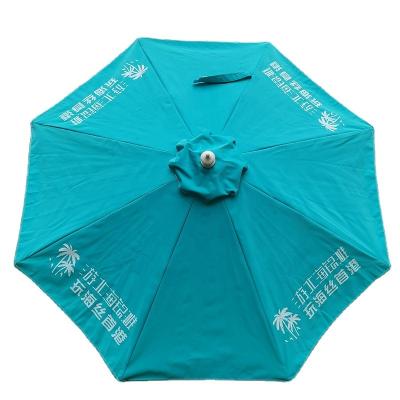 China High quality promotional sun shelter custom logo printed beach big outdoor garden umbrellas for sale