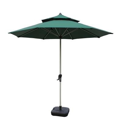 China New aluminum alloy garden umbrella sunshade UV protection leisure beach umbrella for sale