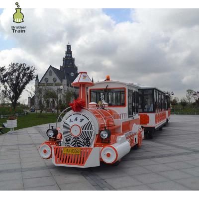 China Imitation Antique Multifunctionaltourist Trackless Mini Road Train for sale