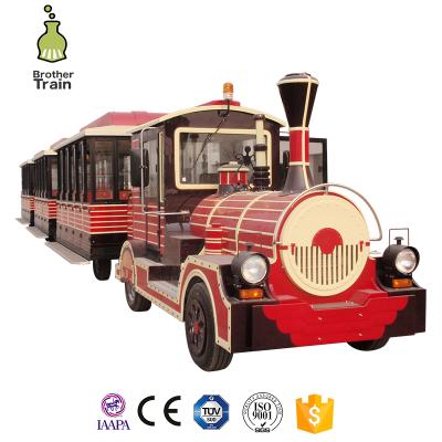 China Imitation of antique imitation electric trackless guided tourist road train for sale