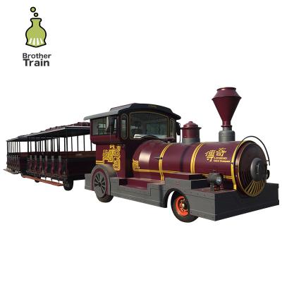 China Imitation Antique Metal Amusement Park Mall Small Electric Trains For Sale for sale