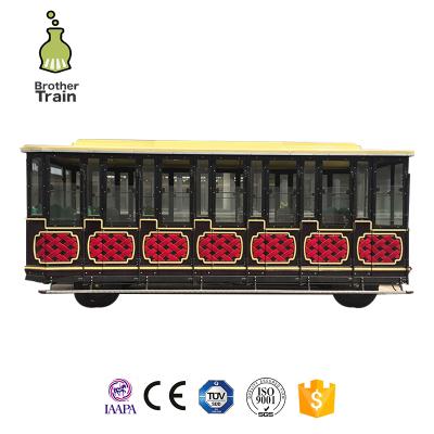 China FRP Top 1 Train Cars Outdoor Playground Equipment Amusement Ride for sale