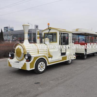 China New fiberglass diesel road train for sale colorful road train with high quality for sale