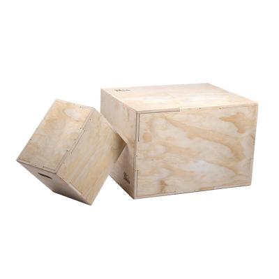 China Durable Wooden Plyometric Box Jump Exercise Training Wooden Plyo Box for sale