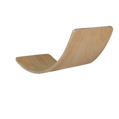 China Modern Simple Kids Wood Curvy Board Kids Balance Board For Sitting And Rocking for sale