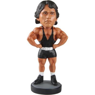 China 2021 Custom OEM America factory bobblehead gym bobblehead resin muscle man statue Arnold bodybuilding shake head for sale