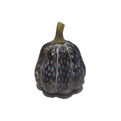 China Wholesale Creative Handmade Ceramic Africa Table Halloween Pumpkin Crafts Decoration For Harvest Autumn for sale