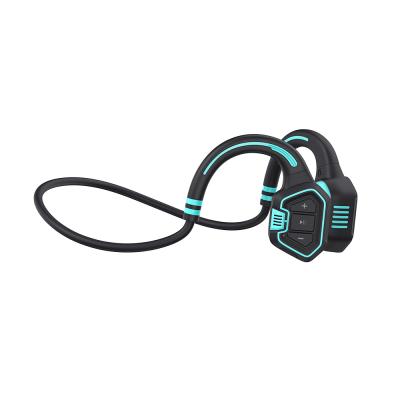 China Good Quality Amazon IPX8 Ear Hook Bone Conduction Waterproof Swimming Foldable Osteo Conductivity Wireless Earphone for sale