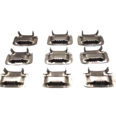 China ss304 ss316 stainless steel metal band strap steel buckles for sale