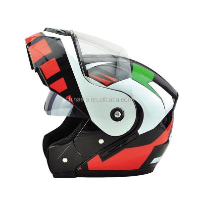 China ABS Double Visor Open Face Helmet for sale