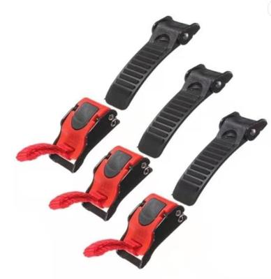 China PP/Plastic Quick Release Helmets Quick Release Buckle India Clips Or Motorcycle Helmet With Red Puller for sale