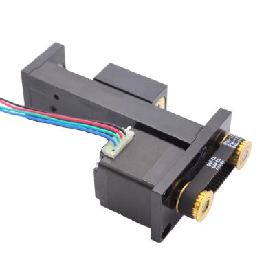 China 100mm 100mm Stroke 28 Stepper Motor Driver Set Mini Linear Guide Slide Module Low Cost Linear Stage for sale