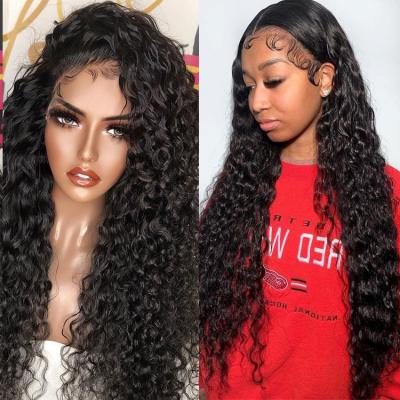 China Wholesale Deep Wave 150% Density Brazilian Human Hair Lace Front Deep Wave 13x4 Lace Up Wig Hair Wigs for sale