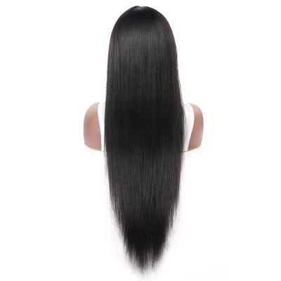 China Wholesale Fast Shipping Silky Straight Wave Sample Hair 100% Machine Made Wig Full Lace Non Lace Straight Human Hair Wig for sale