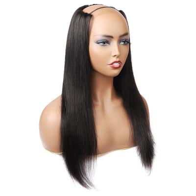 China Wholesale Fast Shipping Silky Straight Wave Sample Hair 100% Machine Made Wig Full Lace Non Lace Straight Human Hair Wig for sale