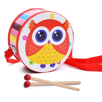 China Battery Operated Toy Children's Drum Toy Baby Wooden Musical Toy Musical Grinding Toy for sale