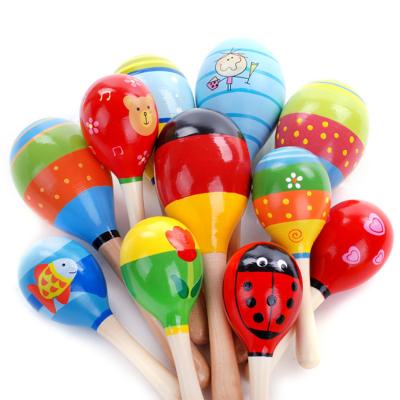 China Toy Montessori Battery Operated Wooden Educational Toys with Maracas Musical Instrument Musical Wooden Toy for Baby Wooden Musical Toys for sale