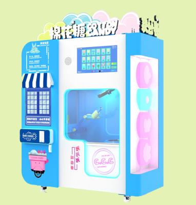 China SDK Cotton Candy Vending Machine Fully Automatic Cotton Candy Dispenser High Quality Home Cotton Candy Machine Maker for sale