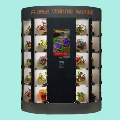 China SDK flower fridge for sale metal flower vending machine flowers for sale