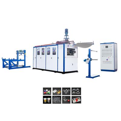 China Factory YC-660 automatic plastic cheap price pp PE making machine disposable cup thermoforming machine for sale