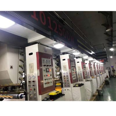 China Factory Hot Sale Fully Automatic High Speed ​​10 Color Used Rotogravure Printing Machine for sale