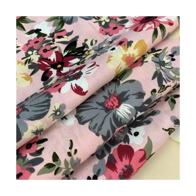 China Metallic Cozy Rayon For Casual Dress Digital Custom Fabric Thickened Simulation Printing Yarn for sale