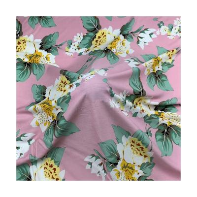 China Metallic factory custom woven digitally printed stretch fabric for ladies casual wear rayon printing for sale