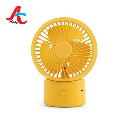 China Powerful Usb Fan Portable Socket Li-PO 1200mah Battery Rechargeable USB Fan for sale