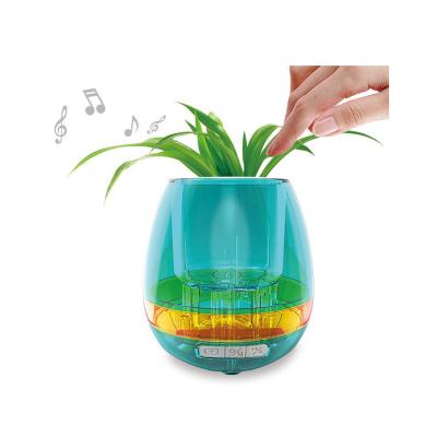 China New Arrival Solar Education Music Flowerpot Novel Toys Toys AH102165 New for sale