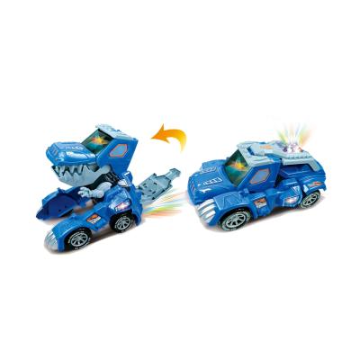 China Ride On Universal Toy BO Deformation Dinosaur Car Toy For Kid With Light Music for sale