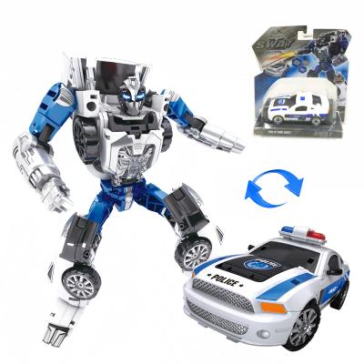 China Luxurious Cartoon Toy Alloy 5 Truck Combine In 1 Giant Robot Actions Numbers Toys for sale