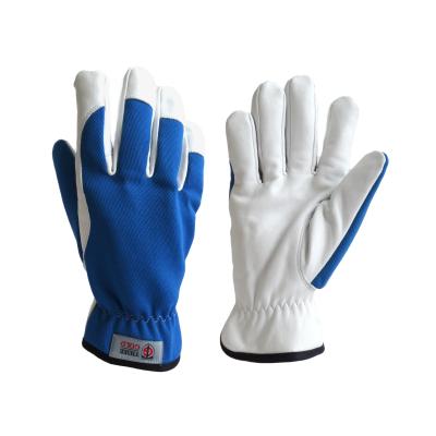 China Working Protection Goatskin Garden Industrial Heavy Duty Safety Protective Heated Working Leather Working Gloves for sale