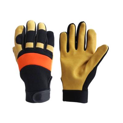 China Winter Work Protection Men's Warm Pigskin Gloves Windproof And All Finger Breathable Durable Pigskin Gloves For Construciton And Outdoor Work for sale