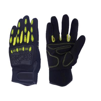 China Heavy Duty Work Protection Work Gloves Men Impact Reduce Non-slip Breathable Work Gloves Mechanics Gloves for sale