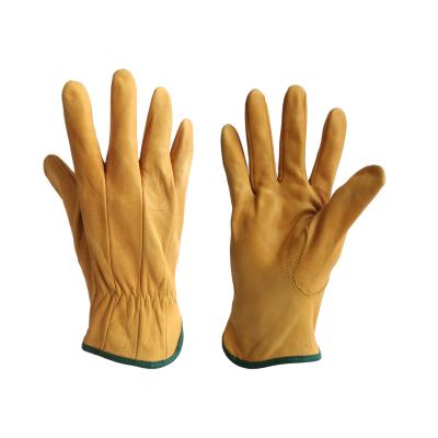 China Work Multi Purpose Work Gloves Goat Skin Protection Light Duty Work Gloves Breathable High Dexterity For Driver Use for sale