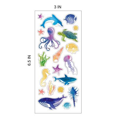 China PVC Kids Account Clear Material Sticker Hand Sticker Creative Clear Scrapbooking Sticker for sale