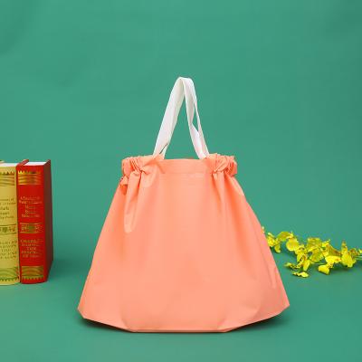 China OEM Eco-friendly Waterproof Factory Colorful Printing Thickened Laminated Nonwoven Bag For Large Clothes Coat for sale