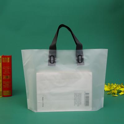 China Biodegradable Waterproof Wholesale Durable Plastic Buckle Soft Handle Tote Bag For Clothing Eco - Friendly for sale