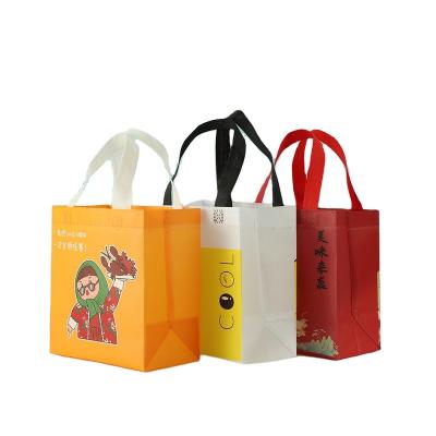 China Universal Recyclable Custom Reusable Foldable Non Woven Shopping Bag With Logo for sale