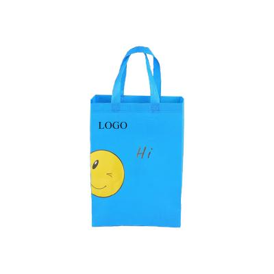 China Large Capacity Recyclable Custom Cheap Printed Recyclable Non Woven Fabric Shopping Bags for sale