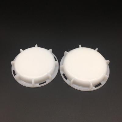 China Non Spill IBC Valve Covers Dust Caps , Screw Cap Ibc Tank White Plastic 2-1/8