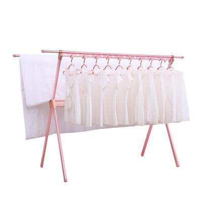 China Modern Foldable Clothes Drying Rack Coat Rack Rack Multiple Hanger for sale