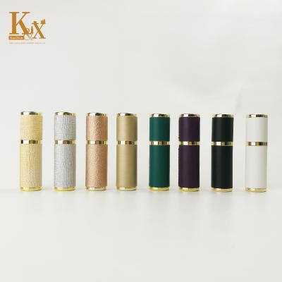 China Personal Care Refillable Mini Atomizer Sprayer Bottle Perfume Leather Atomizer Twist Up Glass Travel 500pcs Factory Directly 5ml 10ml for sale