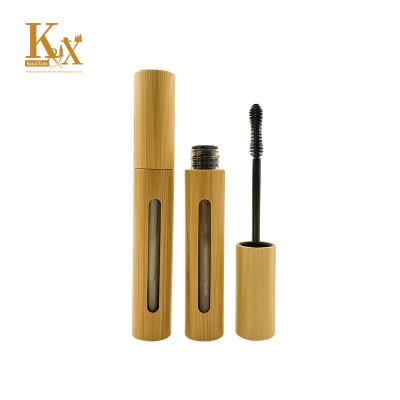 China Biodegradable Packaging Cosmetics Makeup Empty Container Mascara Tube Bamboo Cosmetics Eye Cream For Eye Liner 7ml/12ml for sale