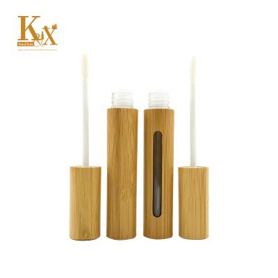 China Eco-friendly Retail Bamboo Cosmetic Mascara Lipstick Balm Tube for sale