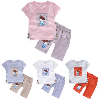 China SS-815B Children's Clothing 1~5years Old Sports Casual Bulk Fashion Children's Clothing Sets for sale